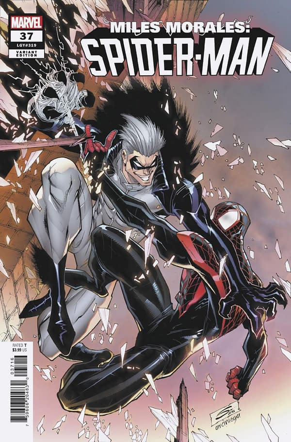 Cover image for MILES MORALES: SPIDER-MAN #37 GERARDO SANDOVAL VARIANT