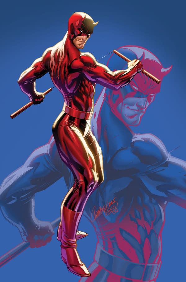 Cover image for DAREDEVIL #24 J. SCOTT CAMPBELL JUST SPECTACULAR COLLECTION VIRGIN VARIANT