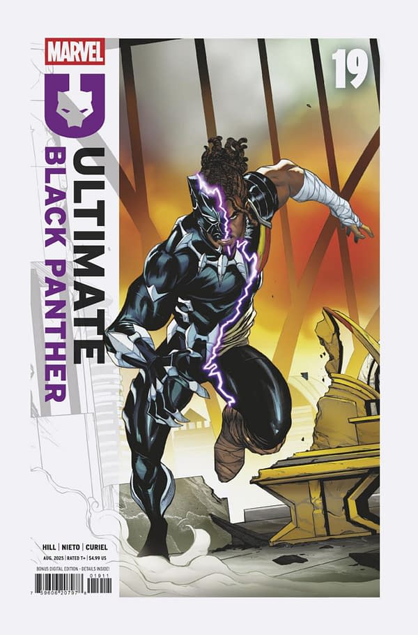 Cover image for ULTIMATE BLACK PANTHER #19 STEFANO CASELLI COVER