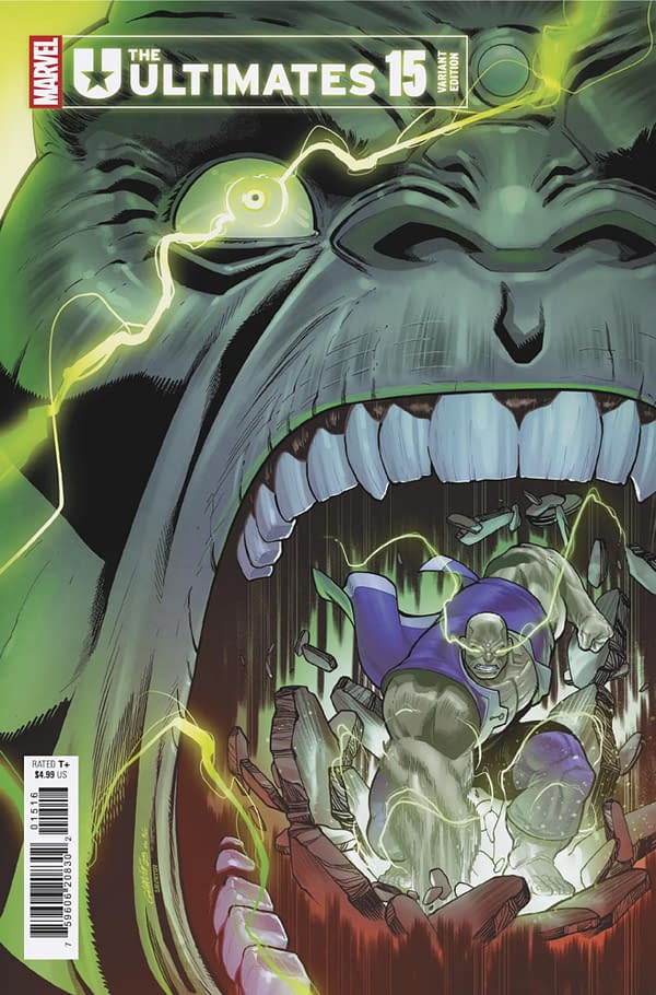 Cover image for ULTIMATES #15 JAVIER GARRON VARIANT