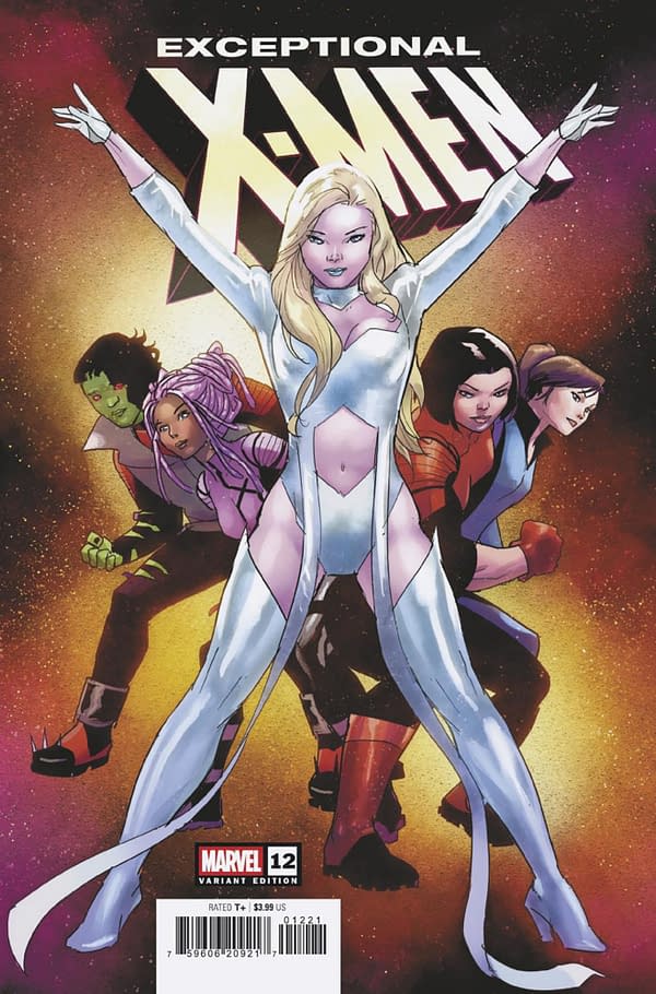 Cover image for EXCEPTIONAL X-MEN #12 JAN BAZALDUA VARIANT