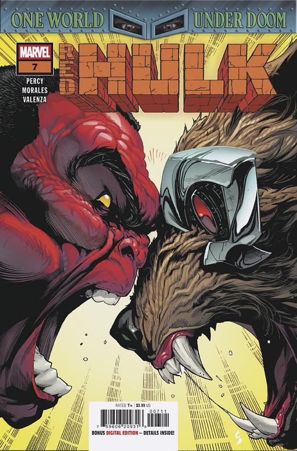 Cover image for RED HULK #7 GEOFF SHAW COVER