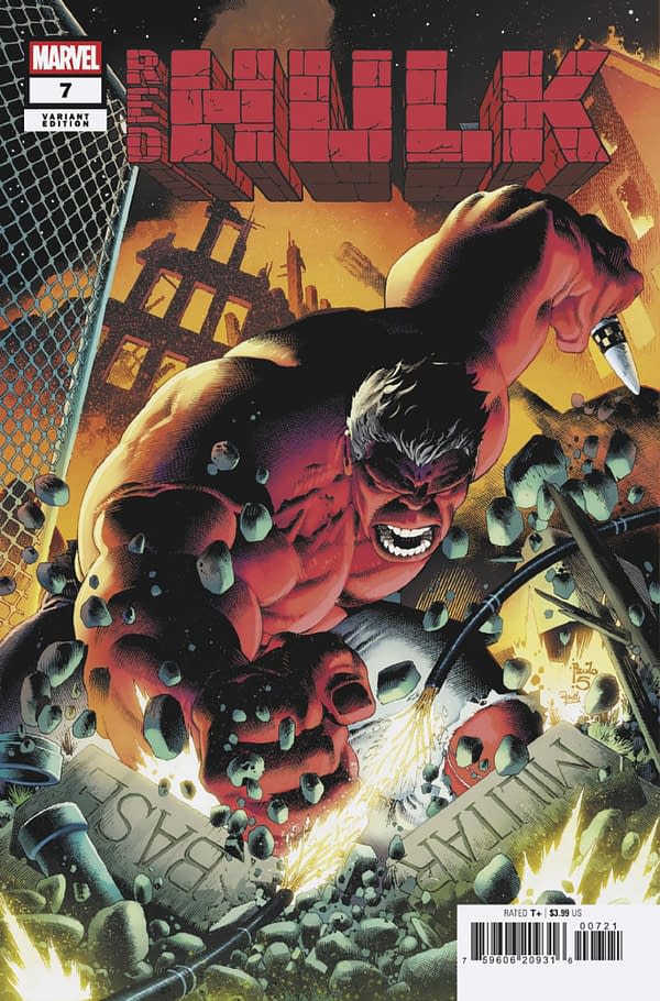 Cover image for RED HULK #7 PAULO SIQUEIRA VARIANT [DOOM]