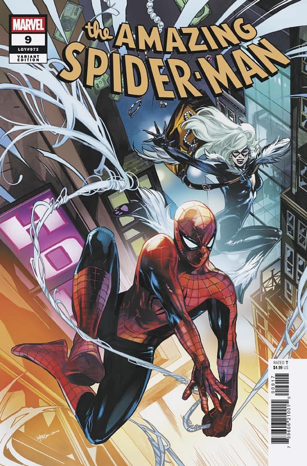 Cover image for AMAZING SPIDER-MAN #9 EMA LUPACCHINO VARIANT