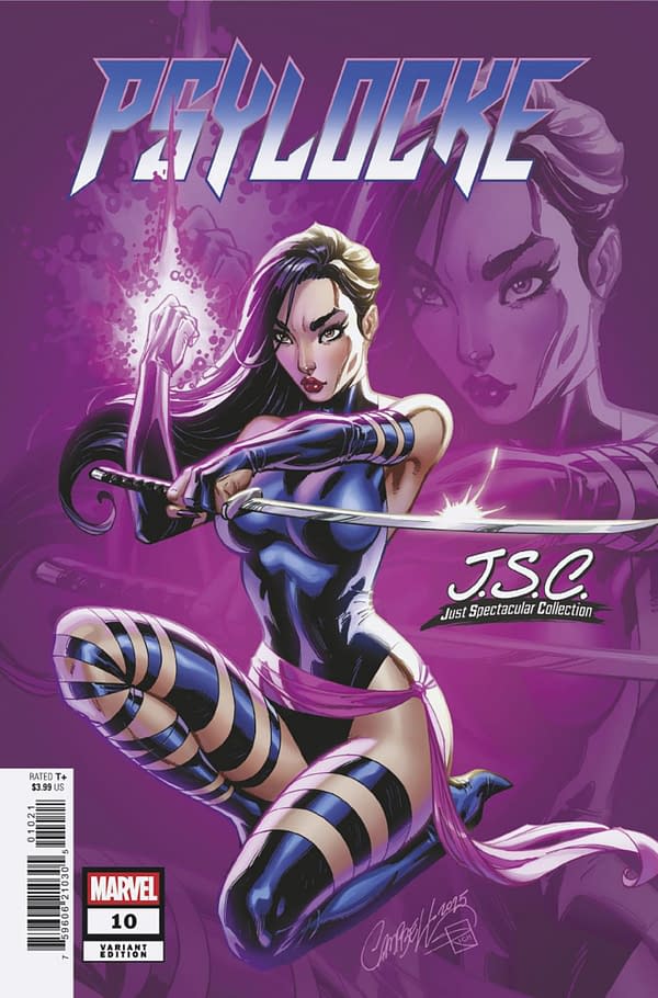 Cover image for PSYLOCKE #10 J. SCOTT CAMPBELL JUST SPECTACULAR COLLECTION VARIANT