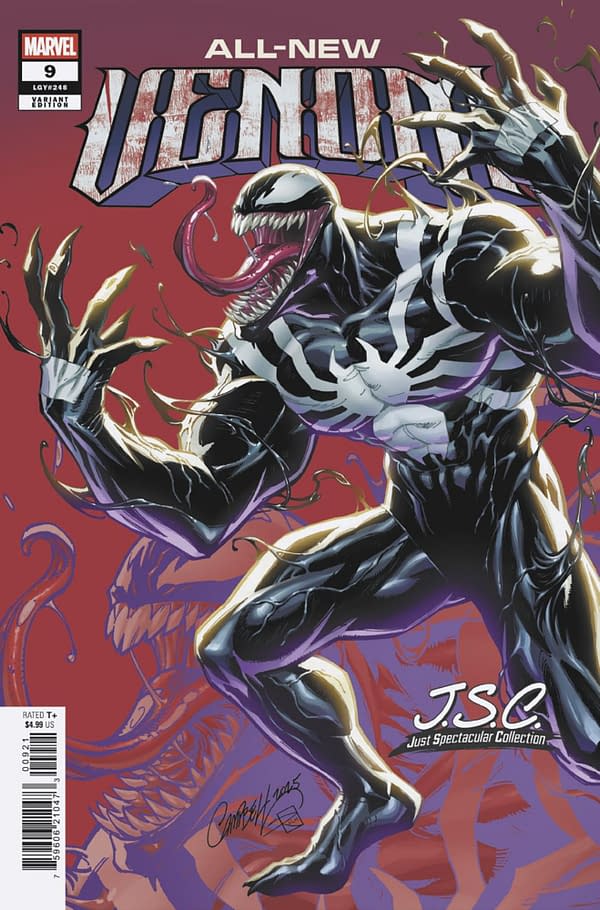 Cover image for ALL-NEW VENOM #9 J. SCOTT CAMPBELL JUST SPECTACULAR COLLECTION VARIANT