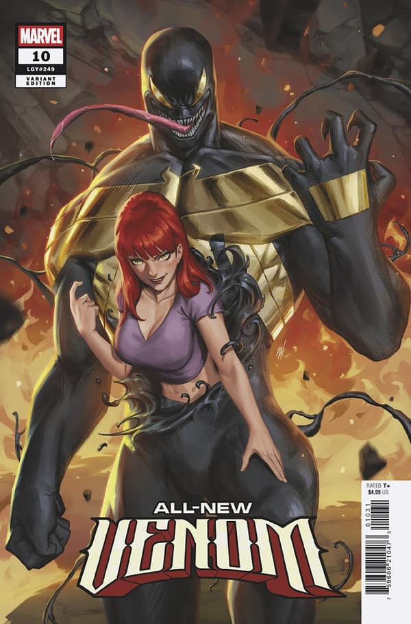 Cover image for ALL-NEW VENOM #10 EJIKURE VENOM VARIANT