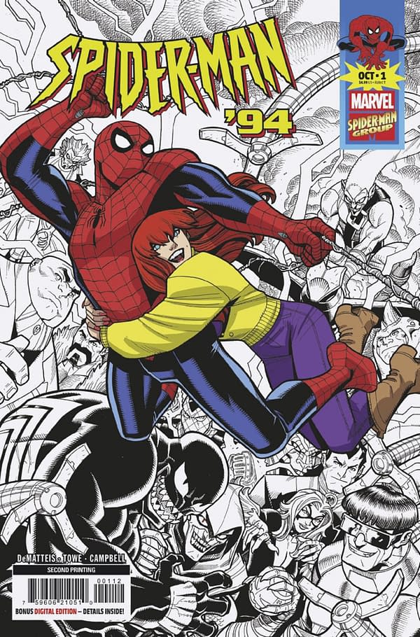 Cover image for SPIDER-MAN '94 #1 NICK BRADSHAW 2ND PRINTING VARIANT