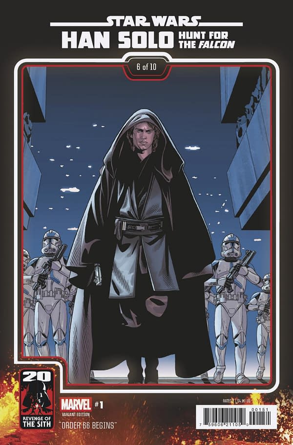 Cover image for STAR WARS: HAN SOLO - HUNT FOR THE FALCON #1 CHRIS SPROUSE REVENGE OF THE SITH 20TH ANNIVERSARY VARIANT