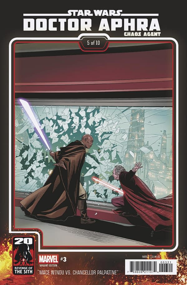 Cover image for STAR WARS: DOCTOR APHRA - CHAOS AGENT #3 CHRIS SPROUSE REVENGE OF THE SITH 20TH ANNIVERSARY VARIANT