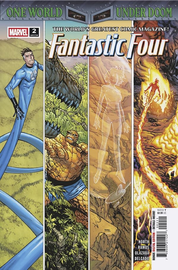 Cover image for FANTASTIC FOUR #2 HUMBERTO RAMOS COVER