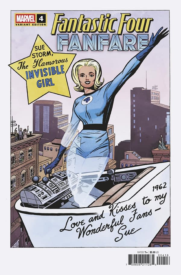 Cover image for FANTASTIC FOUR FANFARE #4 JACK KIRBY HIDDEN GEM VARIANT