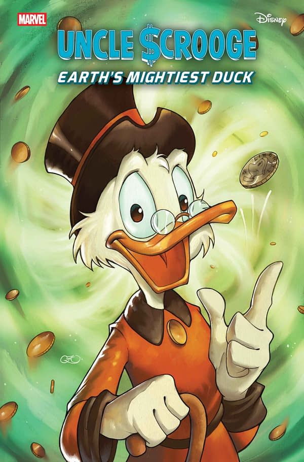 Cover image for UNCLE SCROOGE: EARTH'S MIGHTIEST DUCK #1 CHRISSIE ZULLO VARIANT