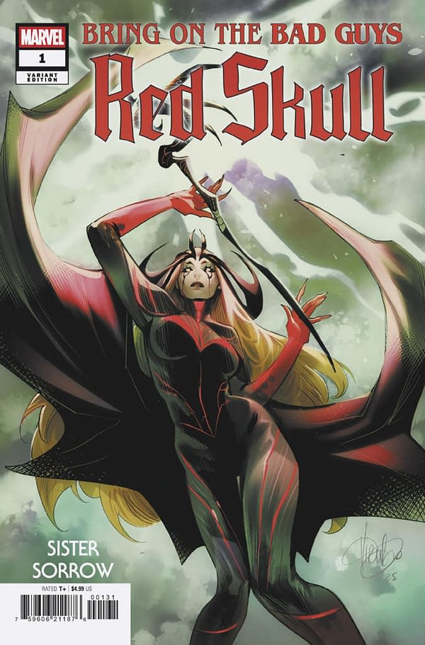 Cover image for BRING ON THE BAD GUYS: RED SKULL #1 MIRKA ANDOLFO SISTER SORROW VARIANT