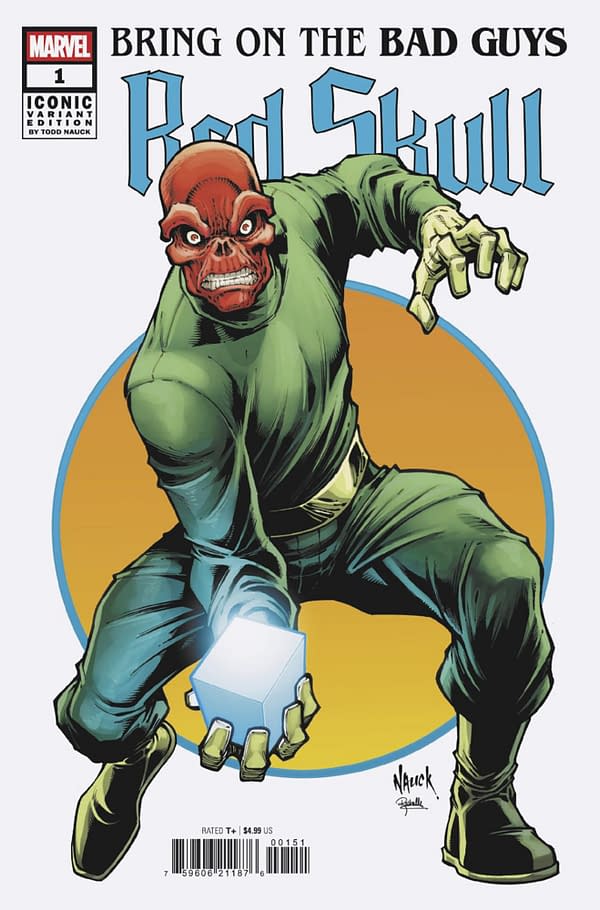 Cover image for BRING ON THE BAD GUYS: RED SKULL #1 TODD NAUCK ICONIC VARIANT