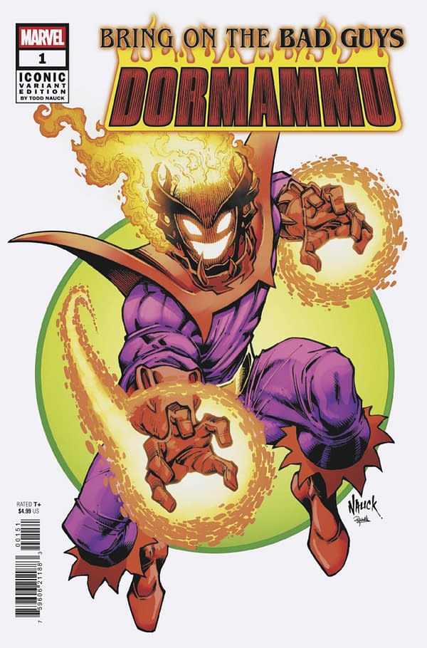 Cover image for BRING ON THE BAD GUYS: DORMAMMU #1 TODD NAUCK ICONIC VARIANT