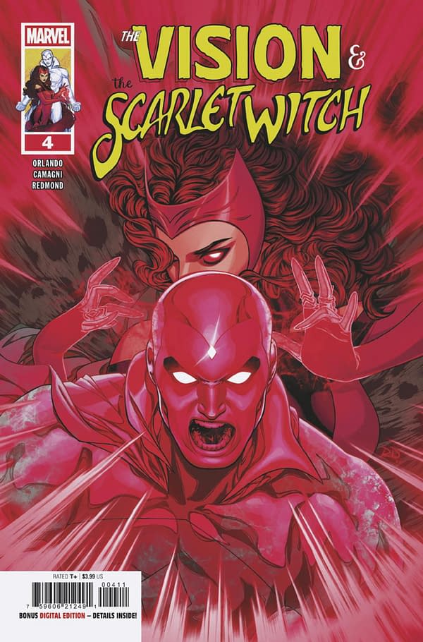 Cover image for THE VISION AND THE SCARLET WITCH #4 RUSSELL DAUTERMAN COVER