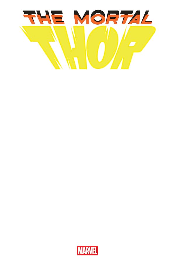 Cover image for THOR #1 BLANK COVER VARIANT