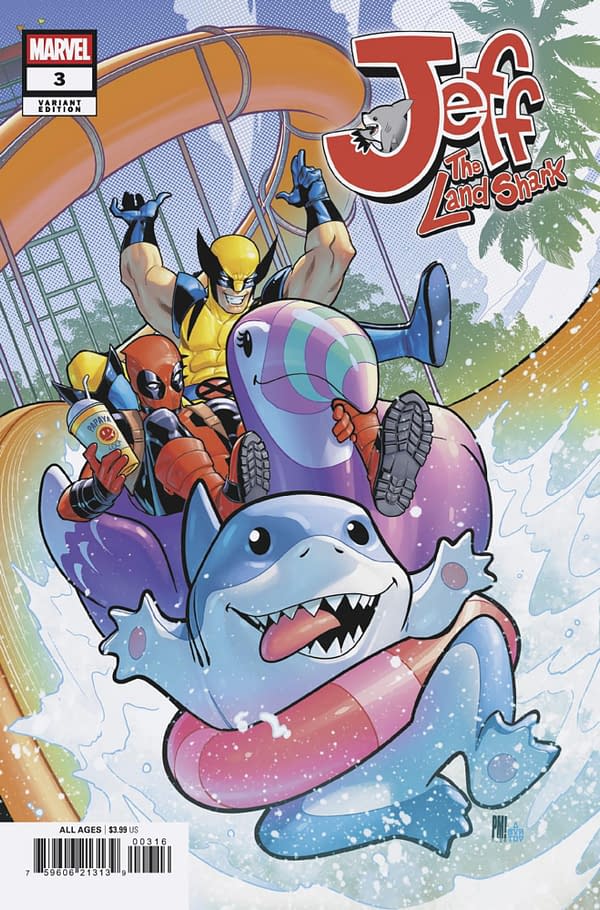 Cover image for JEFF THE LAND SHARK #3 PACO MEDINA VARIANT