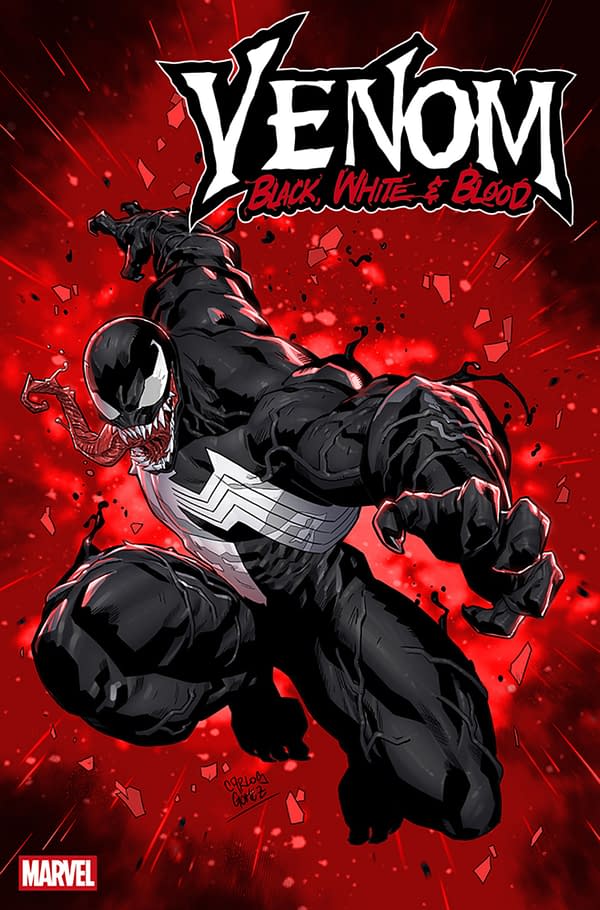 Cover image for VENOM: BLACK, WHITE & BLOOD #2 CARLOS GOMEZ VARIANT