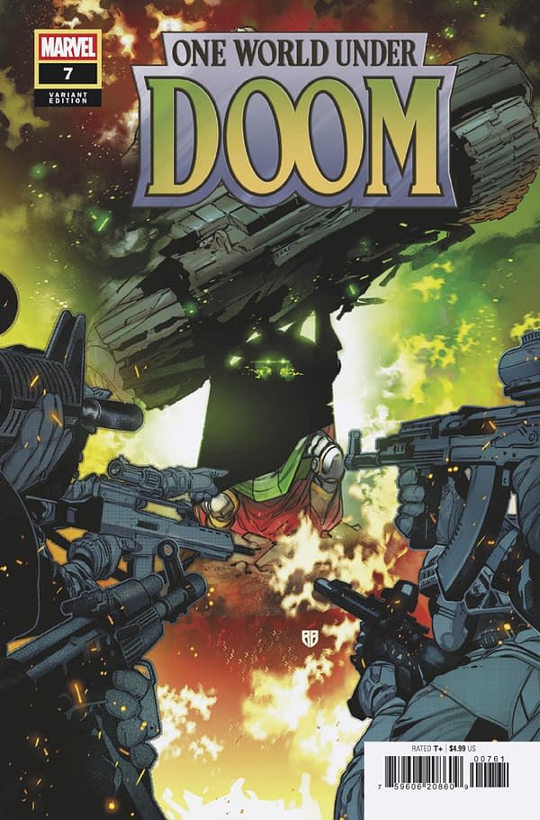 Cover image for ONE WORLD UNDER DOOM #7 R.B. SILVA VARIANT
