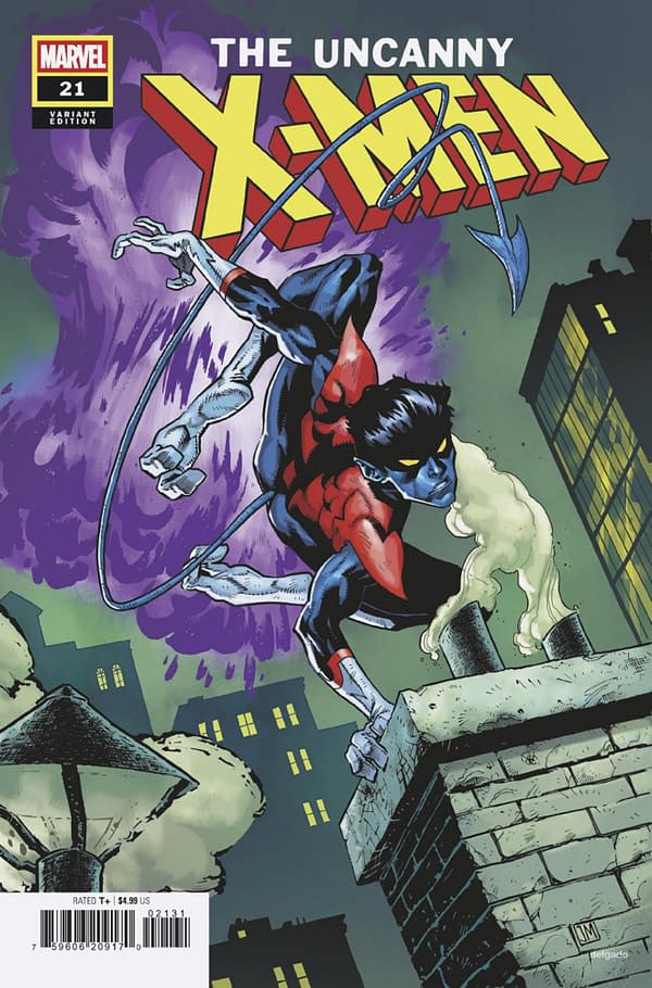 Cover image for UNCANNY X-MEN #21 JUSTIN MASON NIGHTCRAWLER VARIANT