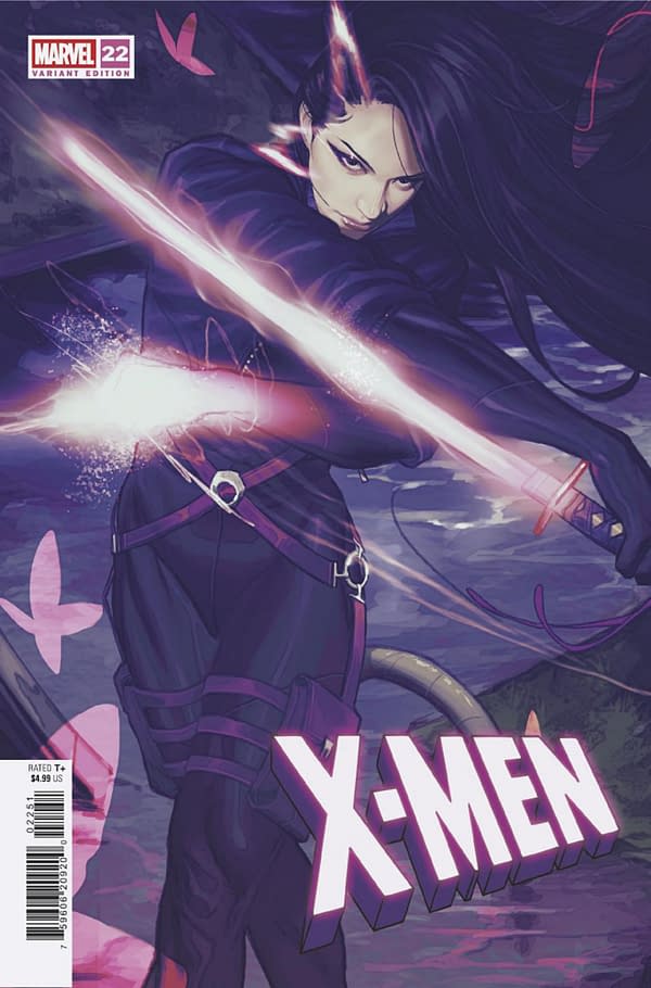 Cover image for X-MEN #22 JOSHUA SWABY PSYLOCKE VARIANT