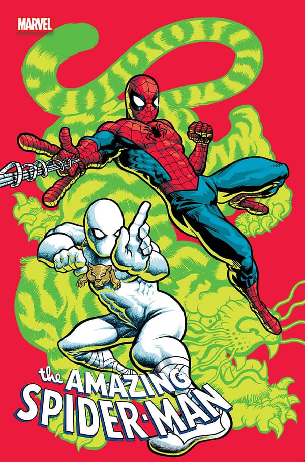 Cover image for AMAZING SPIDER-MAN #13 J. GONZO WHITE TIGER TEAM-UP VARIANT