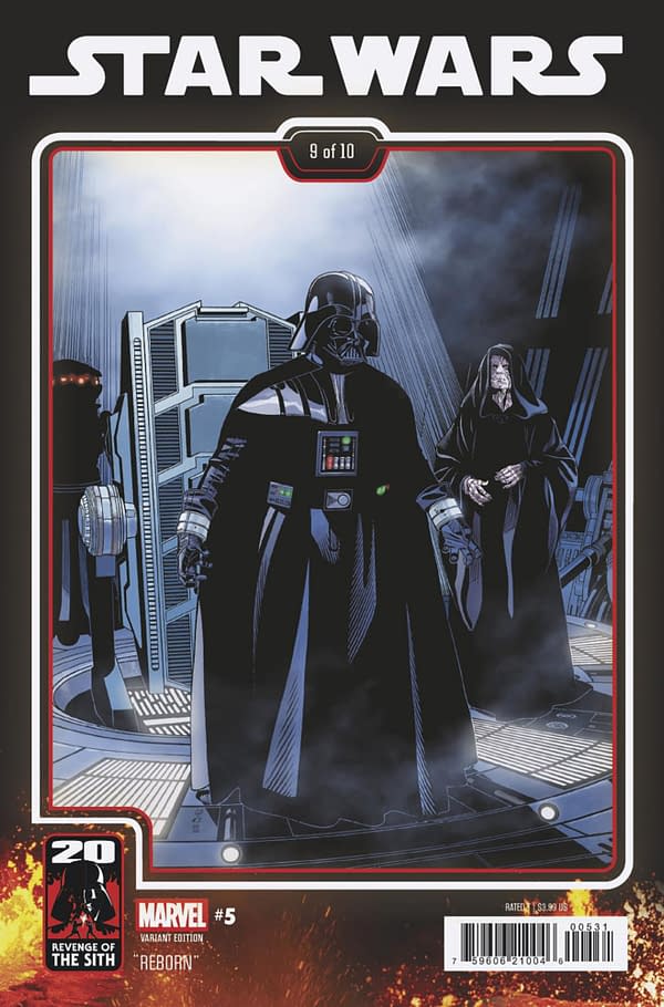 Cover image for STAR WARS #5 CHRIS SPROUSE REVENGE OF THE SITH 20TH ANNIVERSARY VARIANT