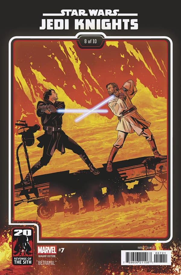 Cover image for STAR WARS: JEDI KNIGHTS #7 CHRIS SPROUSE REVENGE OF THE SITH 20TH ANNIVERSARY VARIANT
