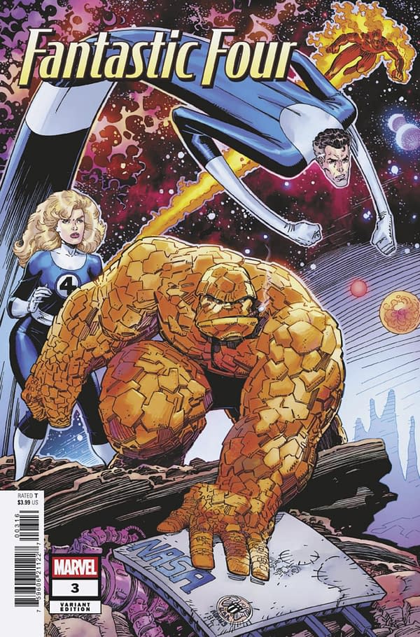 Cover image for FANTASTIC FOUR #3 ARTHUR ADAMS HIDDEN GEM VARIANT [DOOM]