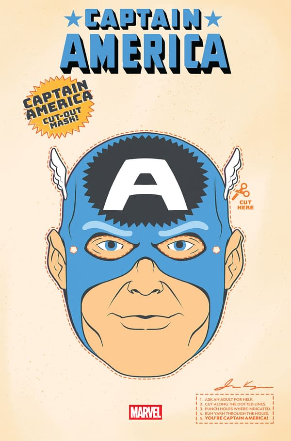 Cover image for CAPTAIN AMERICA #3 RETRO HALLOWEEN MASK VARIANT