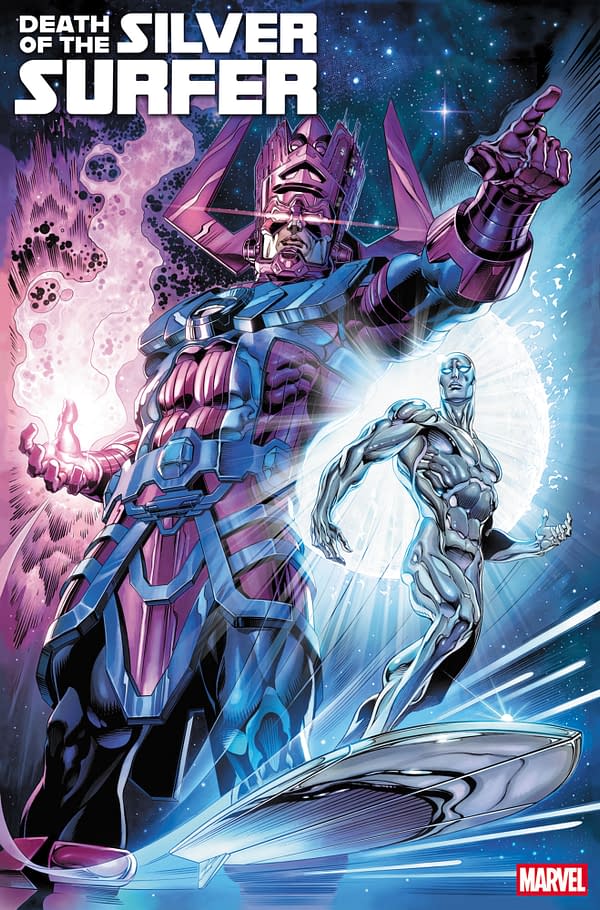 Cover image for DEATH OF THE SILVER SURFER #4 CLAUDIO CASTELLINI VARIANT