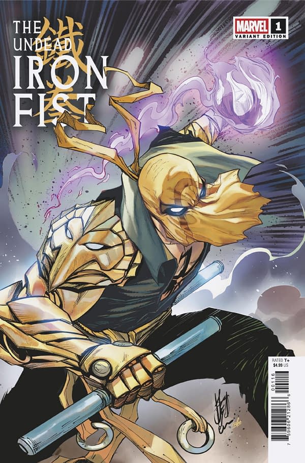 Cover image for THE UNDEAD IRON FIST #1 STEFANO CASELLI VARIANT