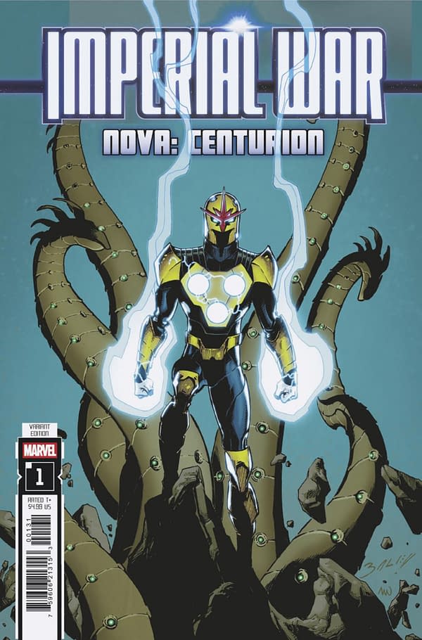 Cover image for IMPERIAL WAR: NOVA - CENTURION #1 MARK BAGLEY VARIANT