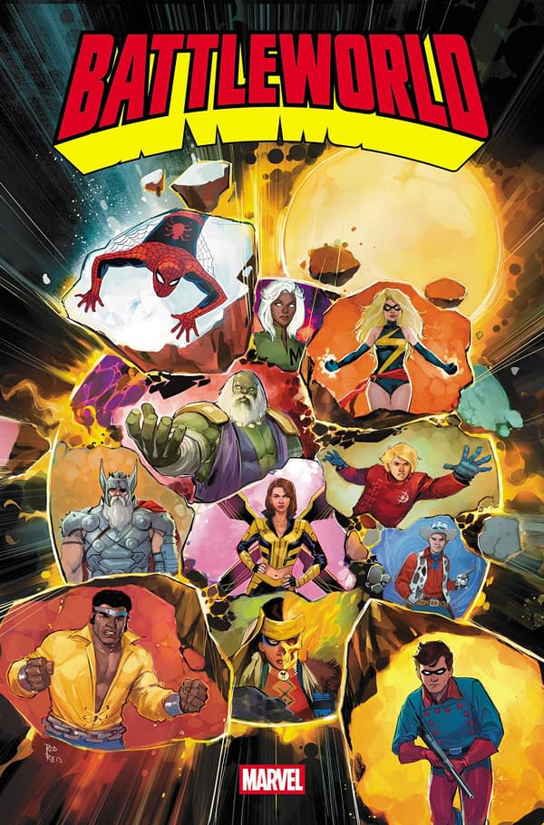 Cover image for BATTLEWORLD #1 ROD REIS PROMO VARIANT