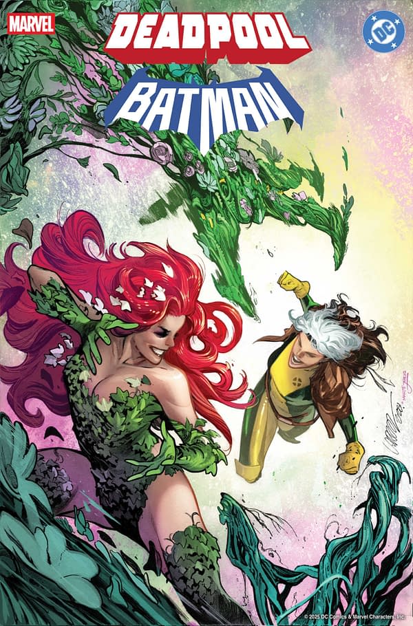 Cover image for MARVEL/DC: DEADPOOL/BATMAN #1 PEPE LARRAZ VARIANT