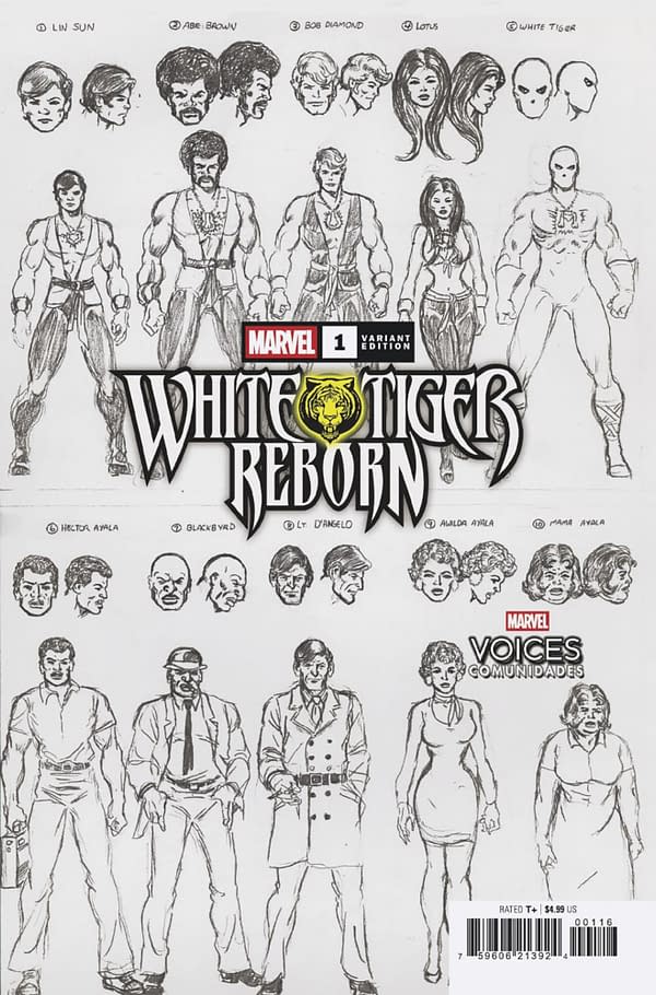 Cover image for WHITE TIGER: REBORN #1 GEORGE PEREZ HIDDEN GEM VARIANT