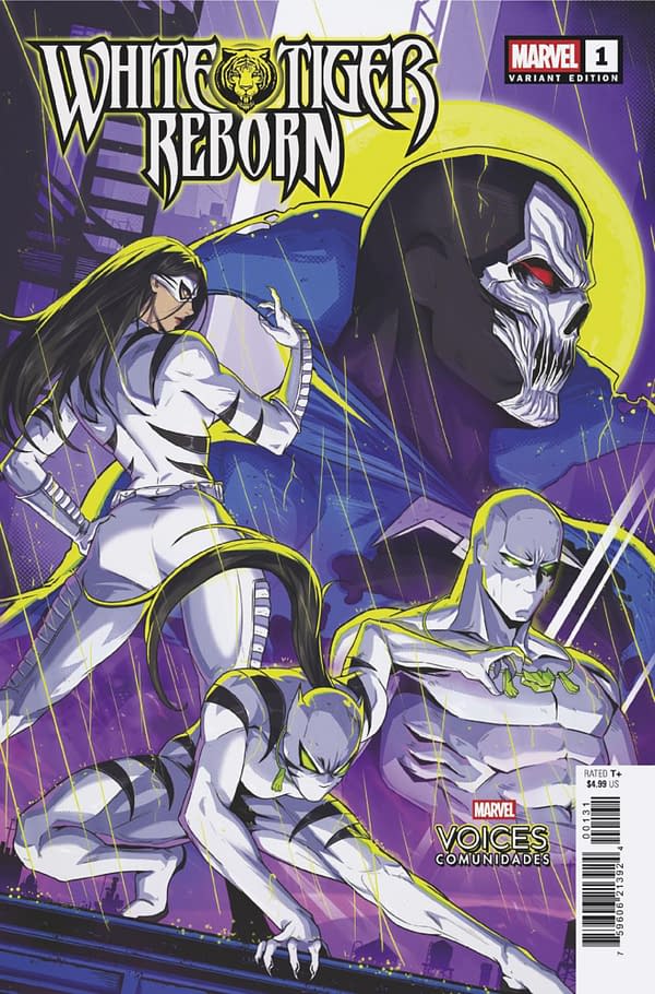 Cover image for WHITE TIGER: REBORN #1 JHONY CABALLERO VARIANT