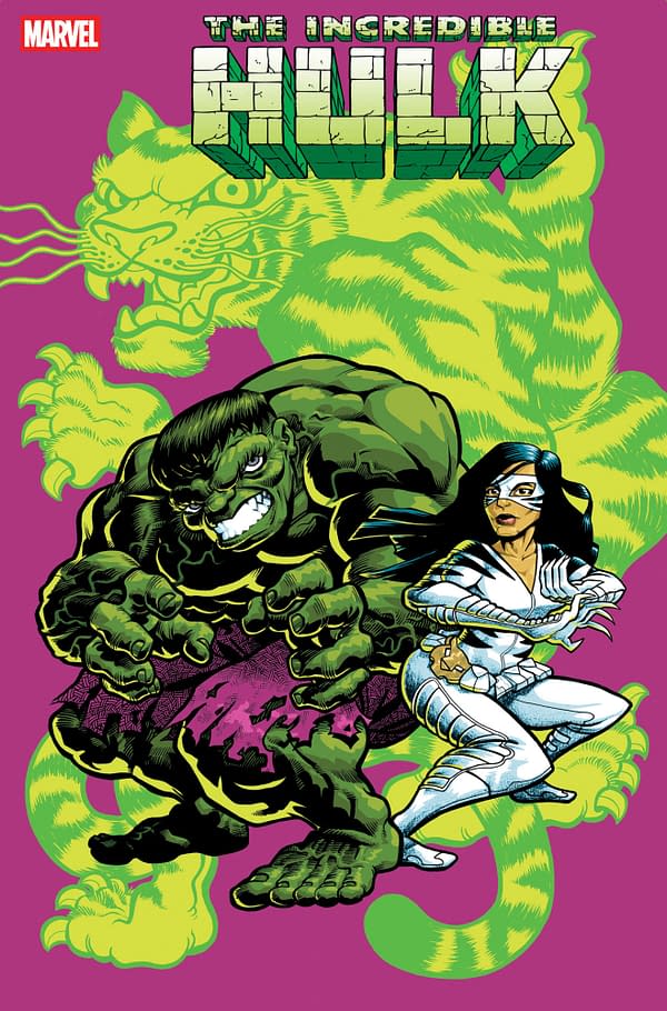 Cover image for INCREDIBLE HULK #30 J. GONZO WHITE TIGER TEAM-UP VARIANT