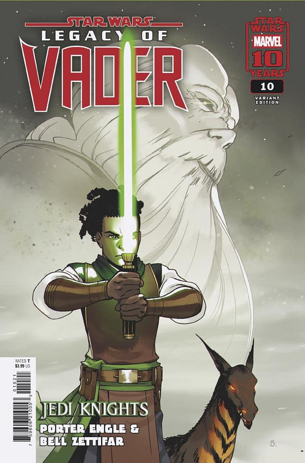 Cover image for STAR WARS: LEGACY OF VADER #10 BENGAL PORTER ENGLE & BELLE ZETTIFAR JEDI KNIGHTS VARIANT