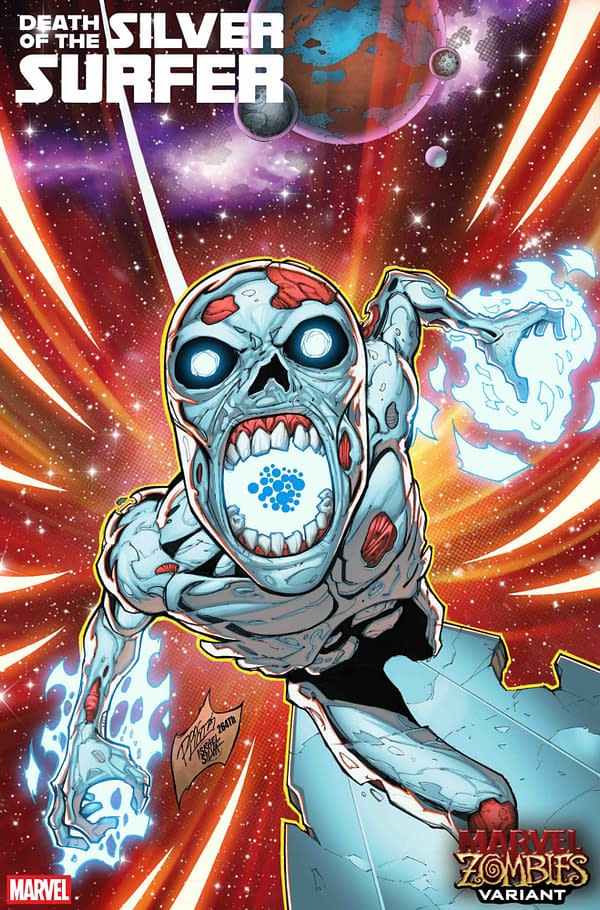 Cover image for DEATH OF THE SILVER SURFER #5 RON LIM MARVEL ZOMBIES VARIANT