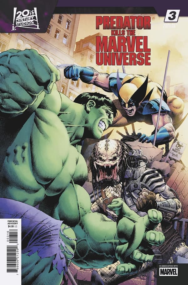 Cover image for PREDATOR KILLS THE MARVEL UNIVERSE #3 PAULO SIQUEIRA VARIANT