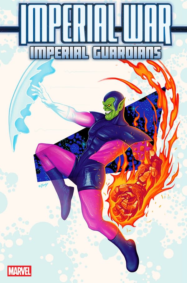 Cover image for IMPERIAL WAR: IMPERIAL GUARDIANS #1 DOALY SUPER-SKRULL VARIANT