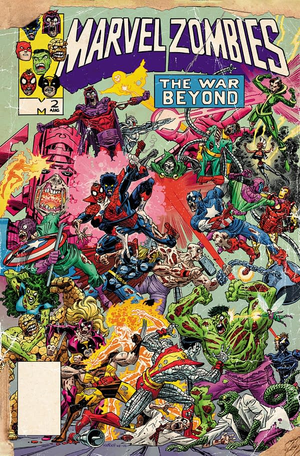Cover image for MARVEL ZOMBIES: RED BAND #2 SCOTT KOBLISH RETRO ZOMBIE VARIANT [POLYBAGGED]