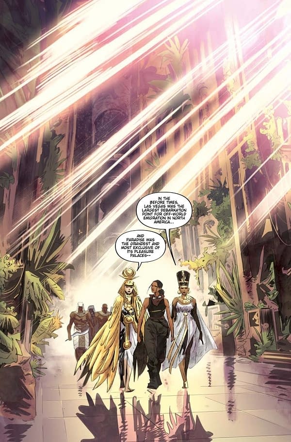 Interior preview page from Blade Runner: Black Lotus - Las Vegas #2