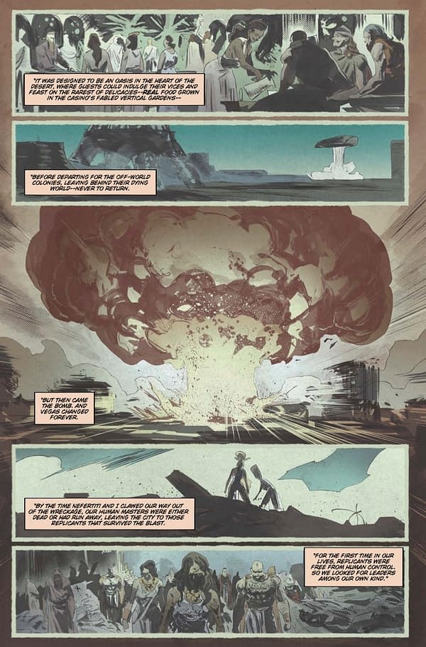 Interior preview page from Blade Runner: Black Lotus - Las Vegas #2