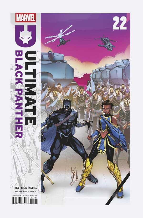 Cover image for ULTIMATE BLACK PANTHER #22 STEFANO CASELLI COVER