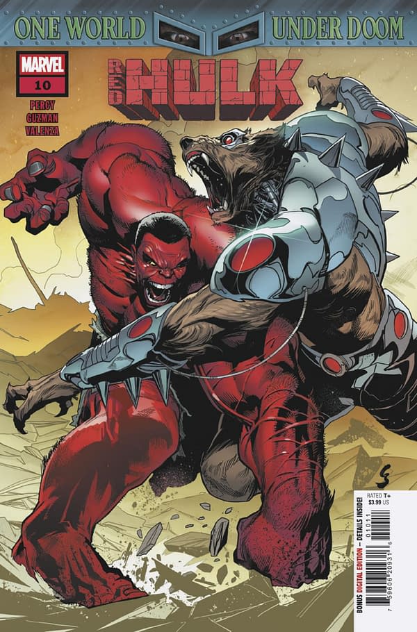 Cover image for RED HULK #10 GEOFF SHAW COVER