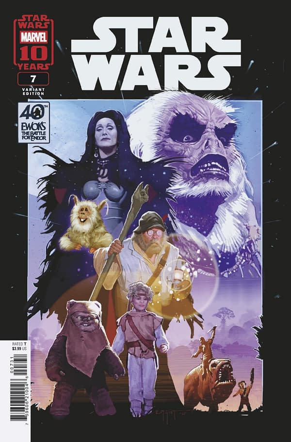 Cover image for STAR WARS #7 E.M. GIST BATTLE FOR ENDOR 40TH ANNIVERSARY VARIANT